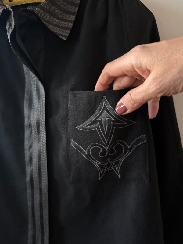 Vakko Vintage Siyah Gömlek / Ceket 