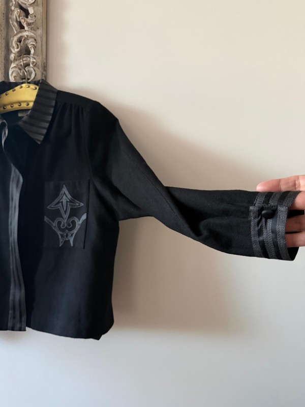 Vakko Vintage Siyah Gömlek / Ceket 