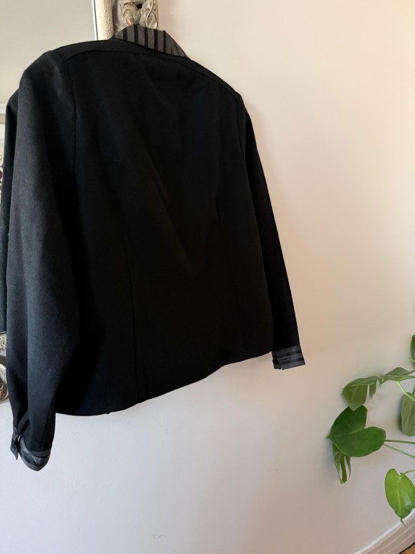 Vakko Vintage Siyah Gömlek / Ceket 