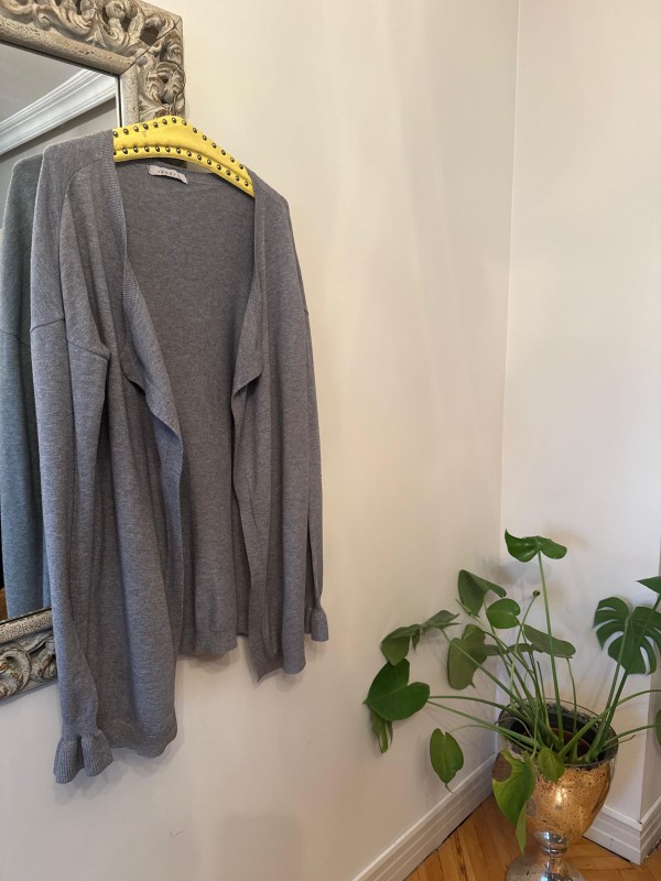 Sandro Yün& Kaşmir Gri Hırka 