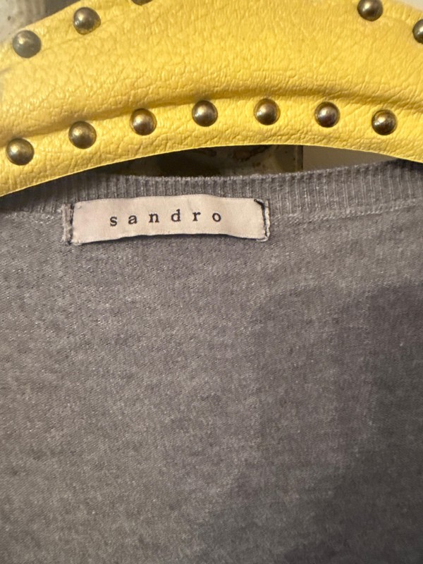 Sandro Yün& Kaşmir Gri Hırka 