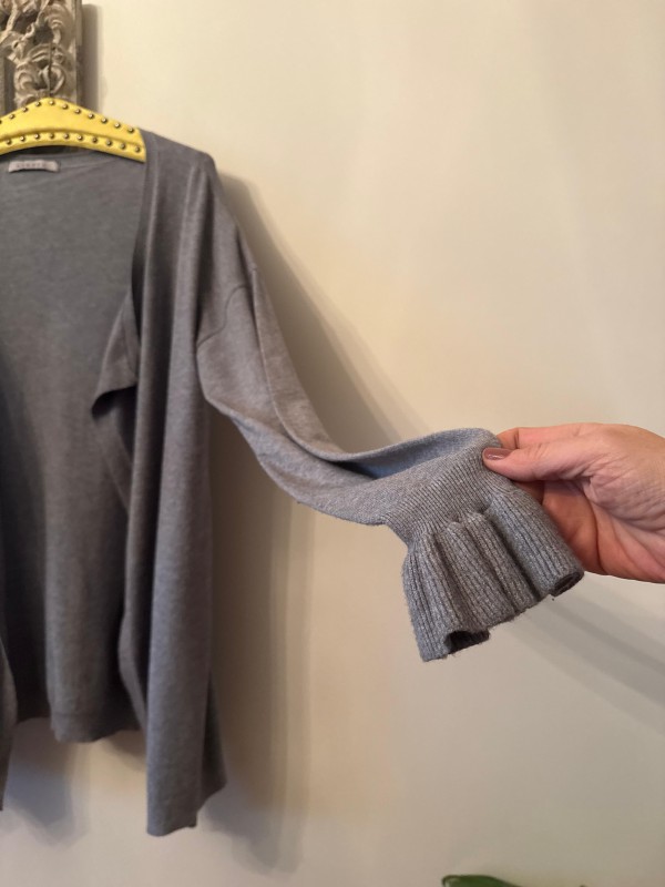 Sandro Yün& Kaşmir Gri Hırka 