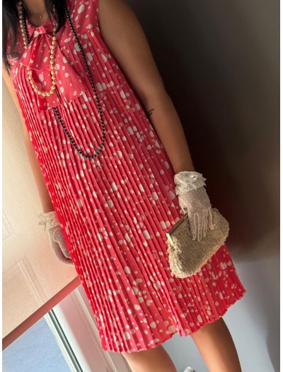 Vintage Made in Germany Full Piliseli Elbise Vintage Made in Germany Full Piliseli Elbise