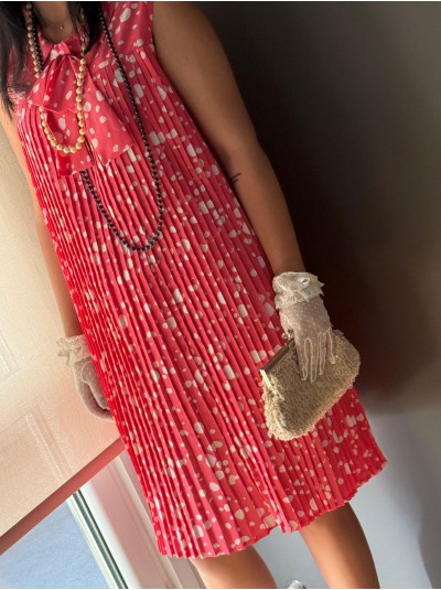 Vintage Made in Germany Full Piliseli Elbise Vintage Made in Germany Full Piliseli Elbise