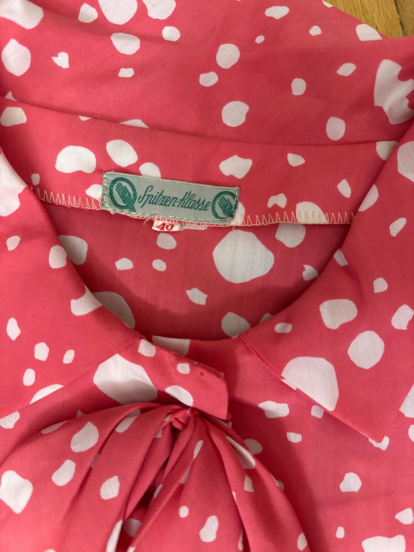 Vintage Made in Germany Full Piliseli Elbise 