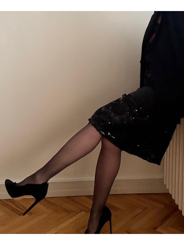 Giuseppe  Zanotti Siyah Süet Stiletto