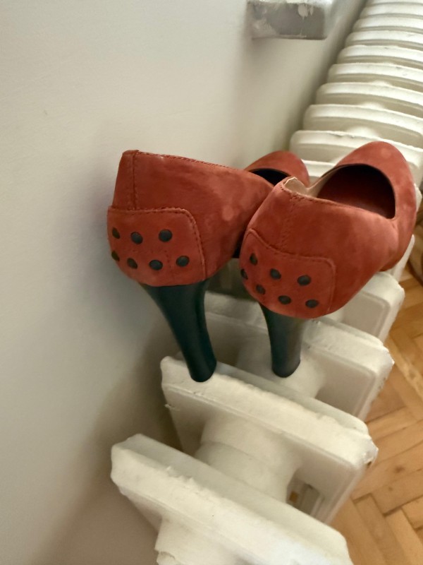 Tod's Kiremit Süet Stiletto 