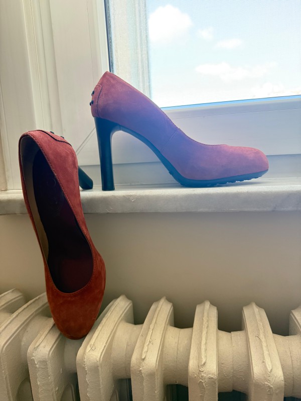 Tod's Kiremit Süet Stiletto 