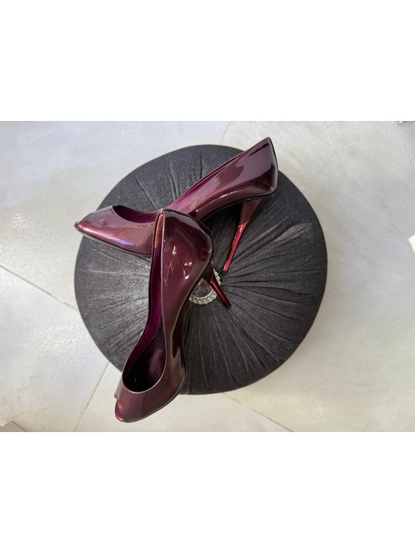 Miu Miu Bordo Rugan Stiletto