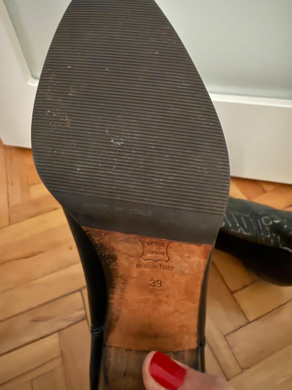 Vintage Made in Italy Kovboy Çizmesi