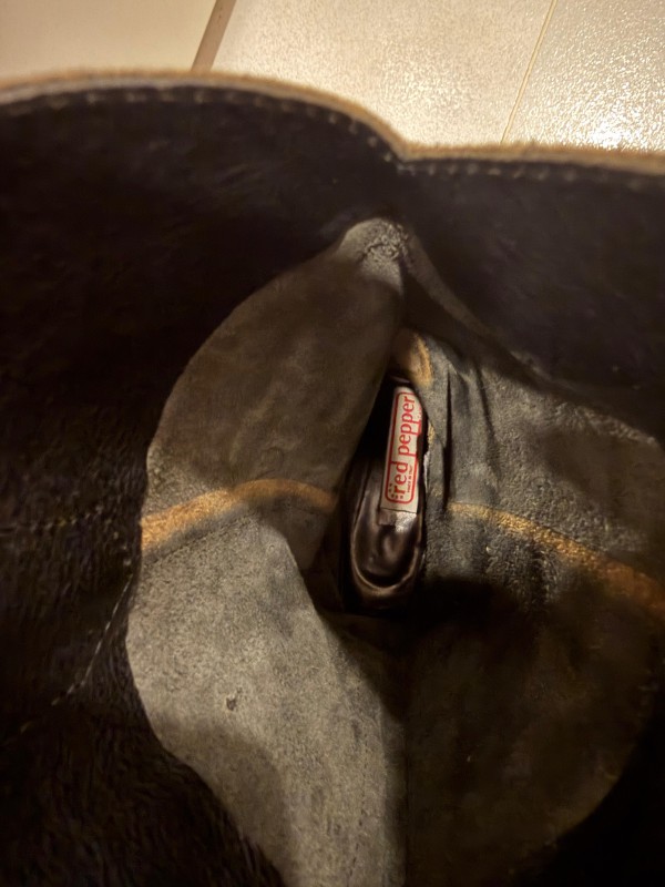 Vintage Made in Italy Kovboy Çizmesi