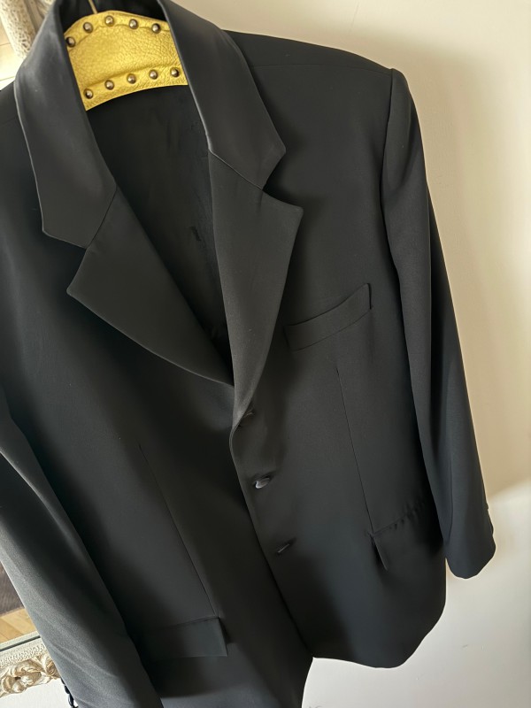 Vintage Özel Dikim Siyah  Smokin Ceket 