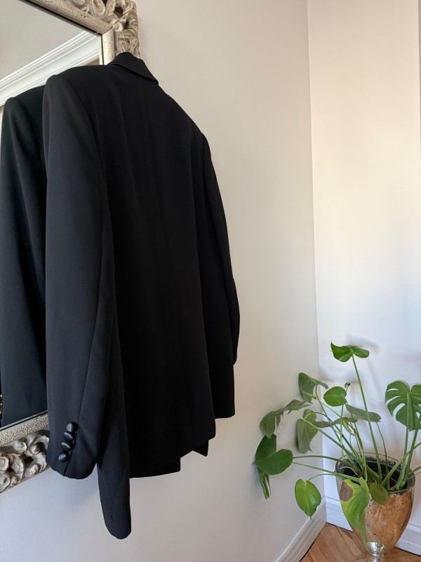 Vintage Özel Dikim Siyah  Smokin Ceket 