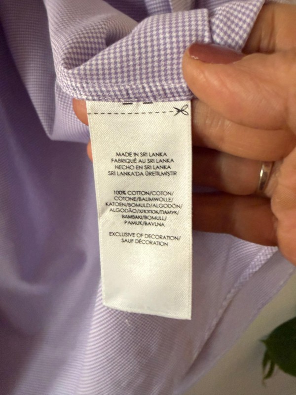 Polo Ralph Lauren Pötikare Lila Gömlek 