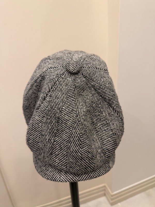 London UK Vintage Balıksırtı Kasket /Şapka 