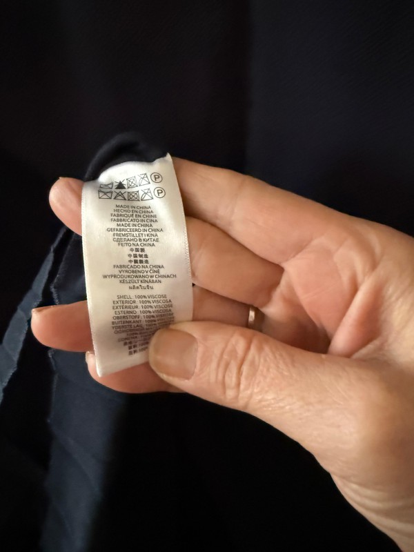 Michael Kors Lacivert Pilili Elbise 