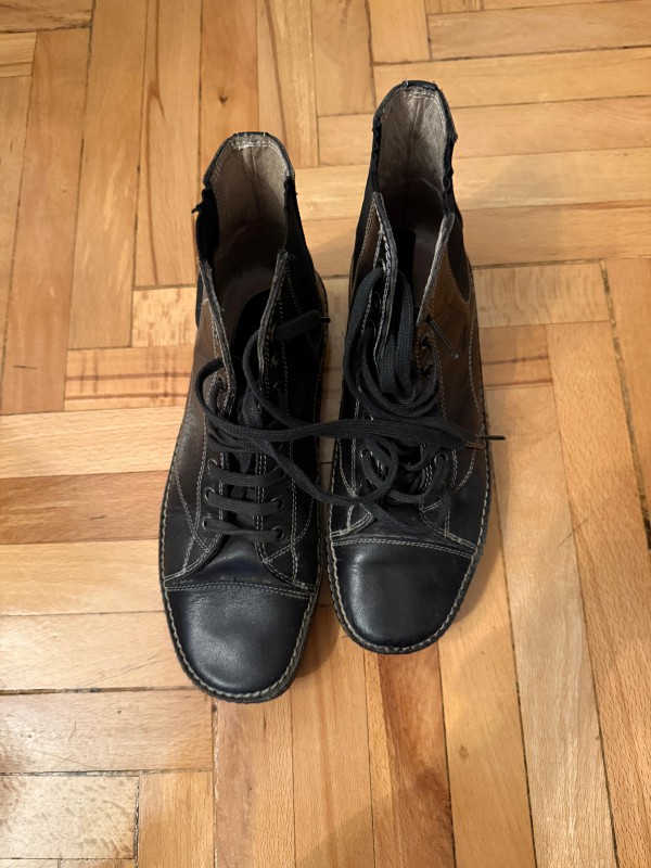 Lacoste Siyah Deri Bot 