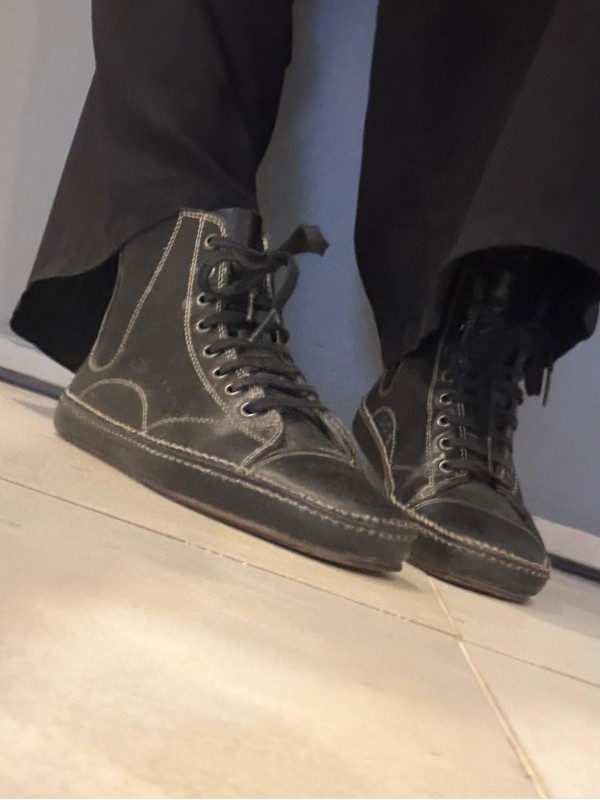 Lacoste Siyah Deri Bot 