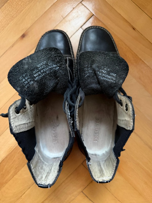 Lacoste Siyah Deri Bot 