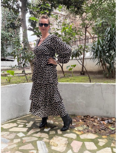 Vintage Puantiye Elbise Vintage Puantiye Elbise