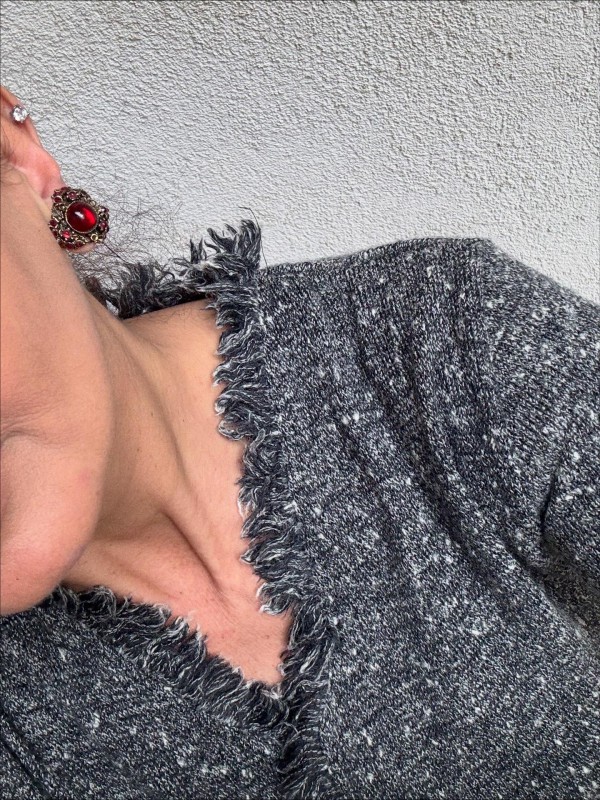 Vintage Merino Wool Triko Takım