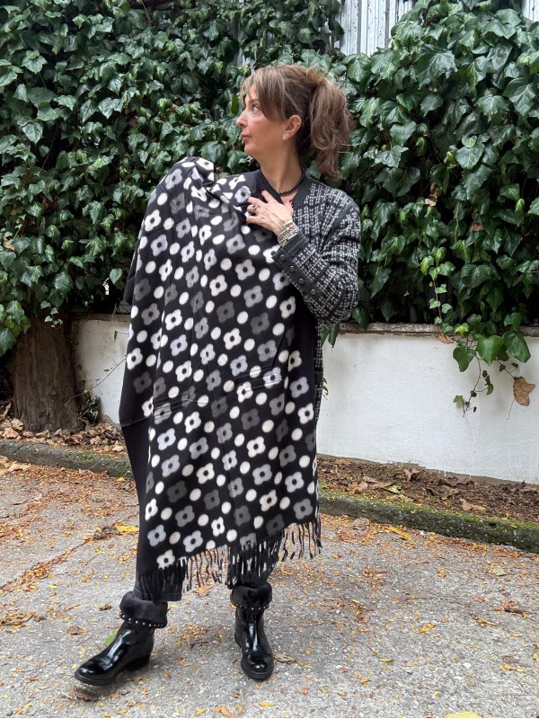 Kaşmir Çiçekli  Şal