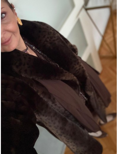 Premium Vintage Leopar Peluş