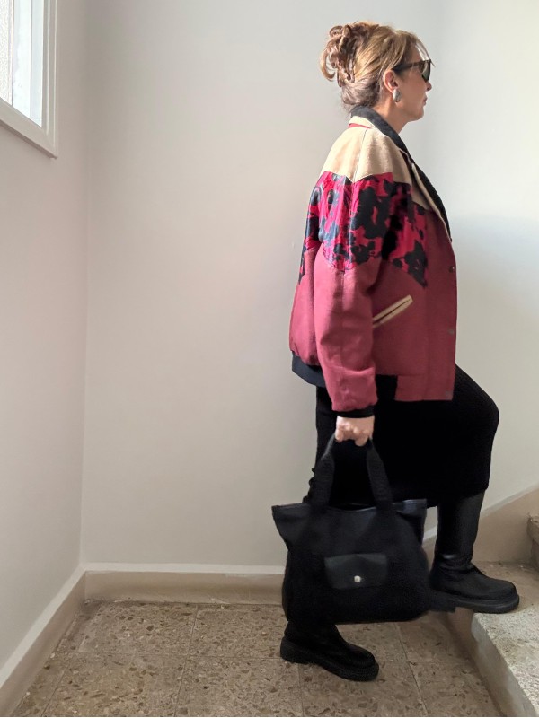 Vintage Bomber Ceket