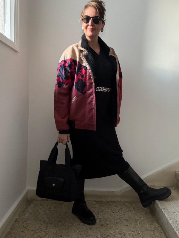 Vintage Bomber Ceket