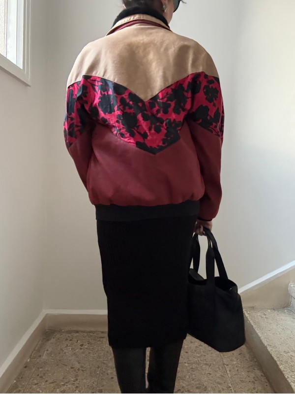 Vintage Bomber Ceket