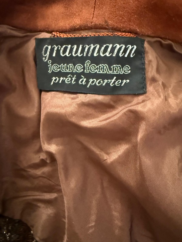 Vintage Made in France  Süet & Triko Hırka