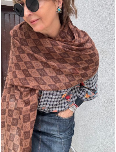 Vakko Dama Çift Taraflı Kaşmir Şal