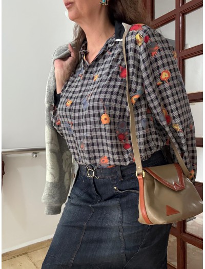 Vintage Çift Yakalı Gömlek