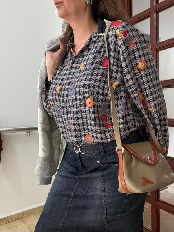 Vintage Çift Yakalı Gömlek