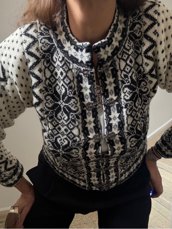 Vintage Windfjord Made in Norway Hırka /Mont Bej