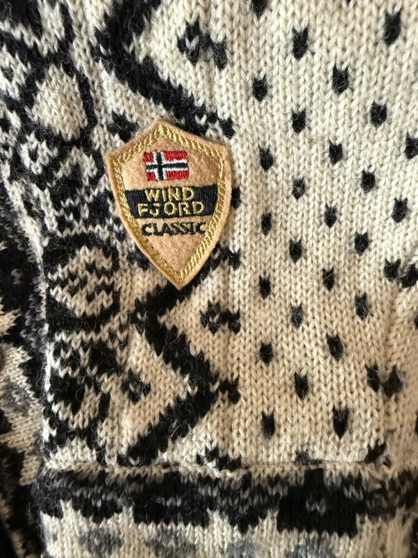 Vintage Windfjord Made in Norway Hırka /Mont Bej