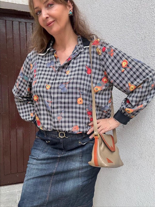 Vintage Çift Yakalı Gömlek