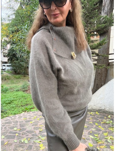 Vintage Made in Italy Haki Kazak 