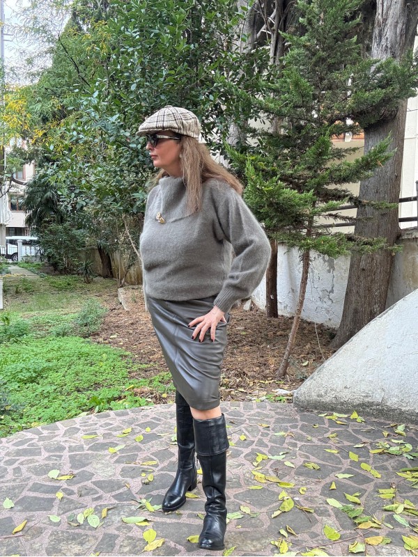 Vintage Made in Italy Haki Kazak 