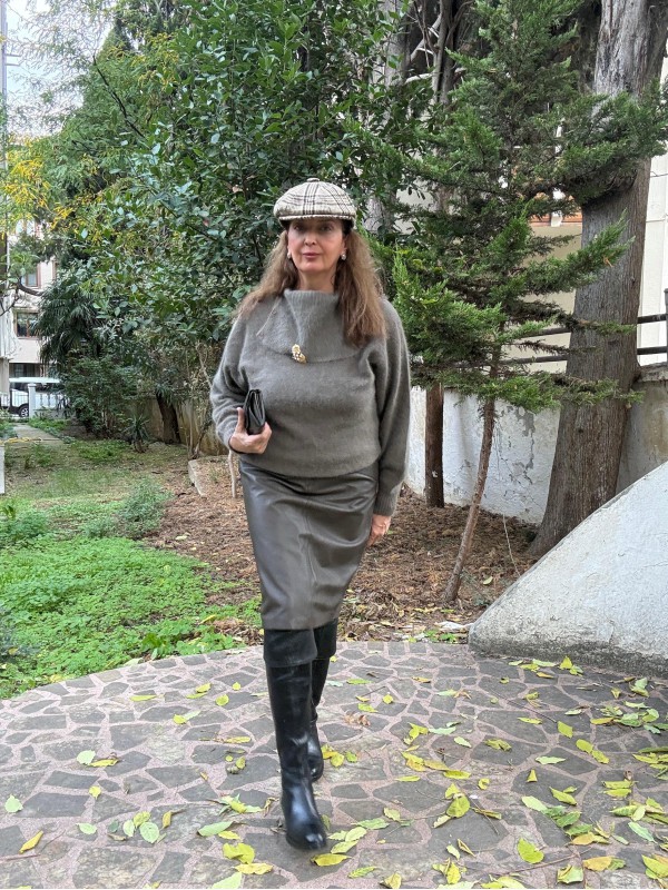 Vintage Made in Italy Haki Kazak 