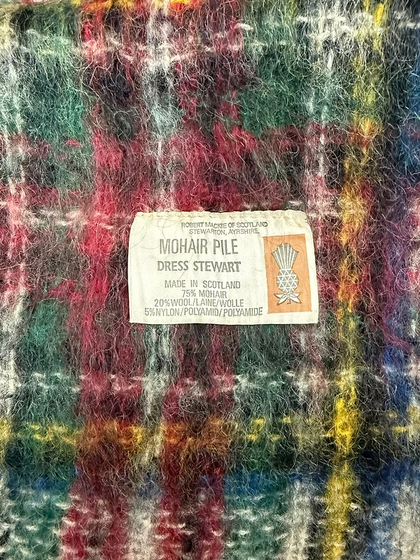 Vintage Made in Scotland Atkı