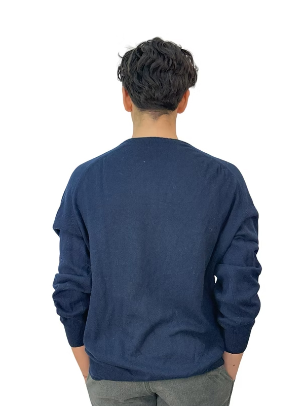 M&S - Lambswool V Yaka Kazak