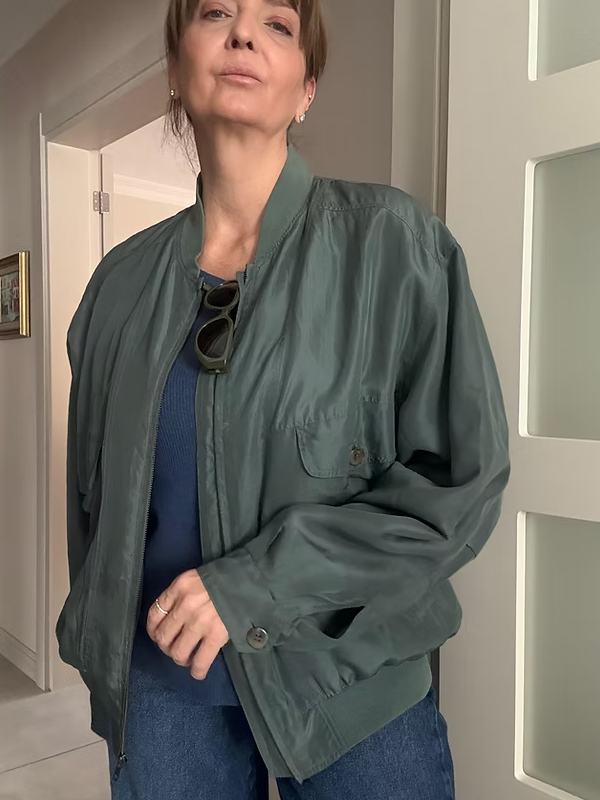 C&A Unisex İpek Bomber Mont