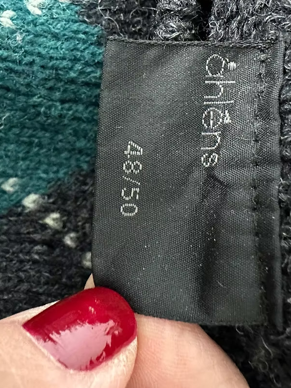 AHLENS-Vintage Shetland Wool Kazak