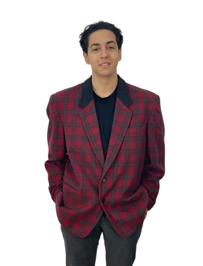 Vintage Made in Italy Ekose Blazer