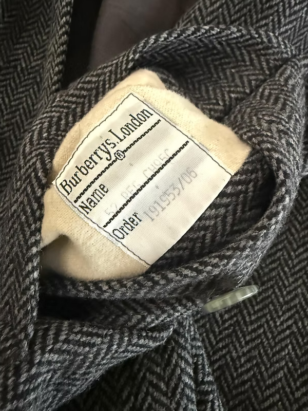 BURBERRYS Kaşmir Balıksırtı Kaban