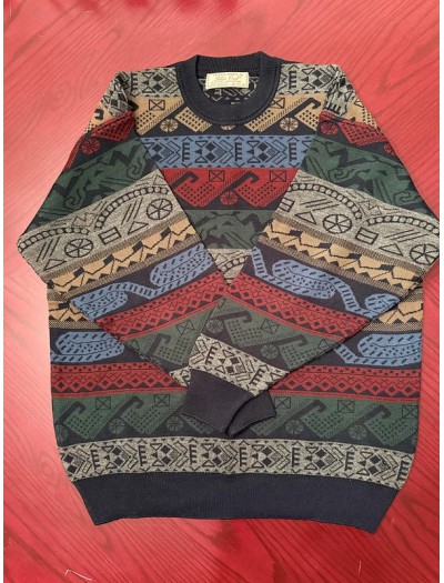 Sabri Özel Desenli Kazak