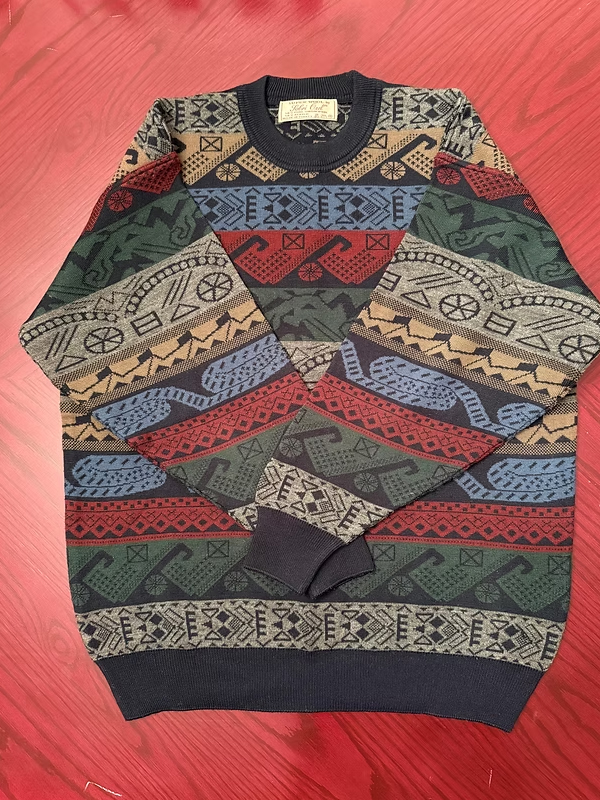 Sabri Özel Desenli Kazak