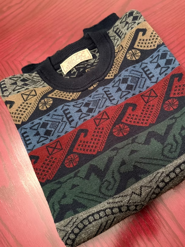 Sabri Özel Desenli Kazak