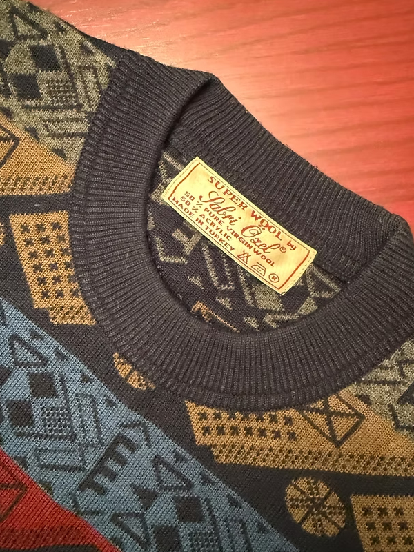 Sabri Özel Desenli Kazak